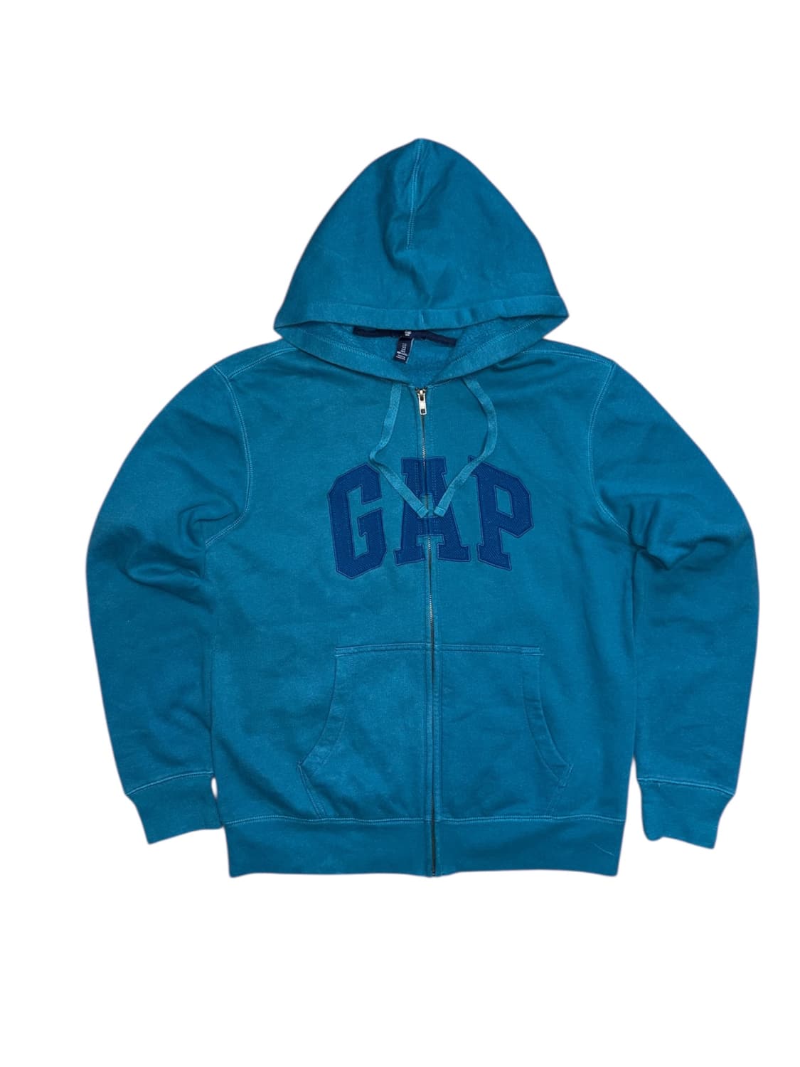 gap 에메랄드 색상 후드 집업 상품이미지1