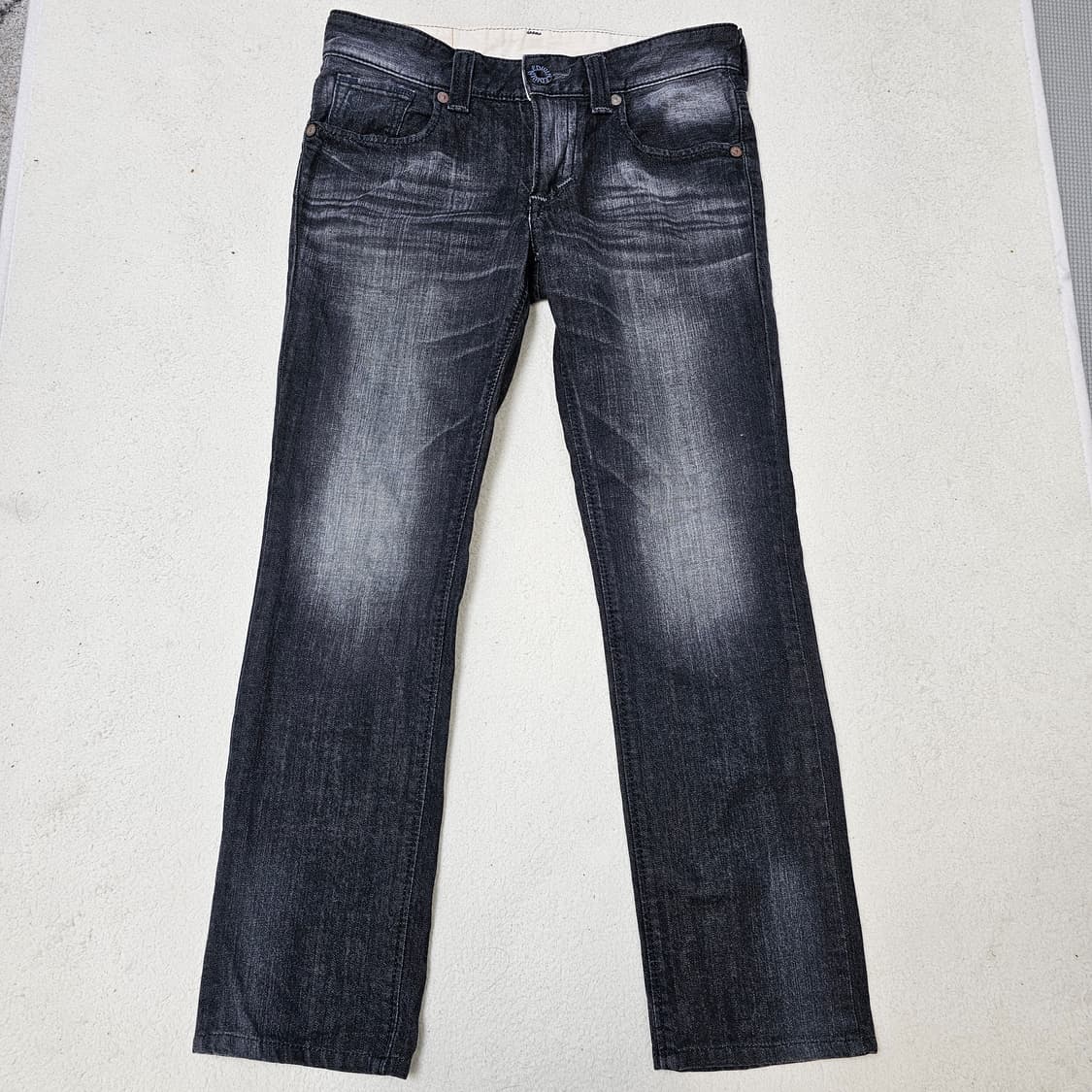 M 에드윈 블랙 데님 로우라이즈 청바지 상품이미지4