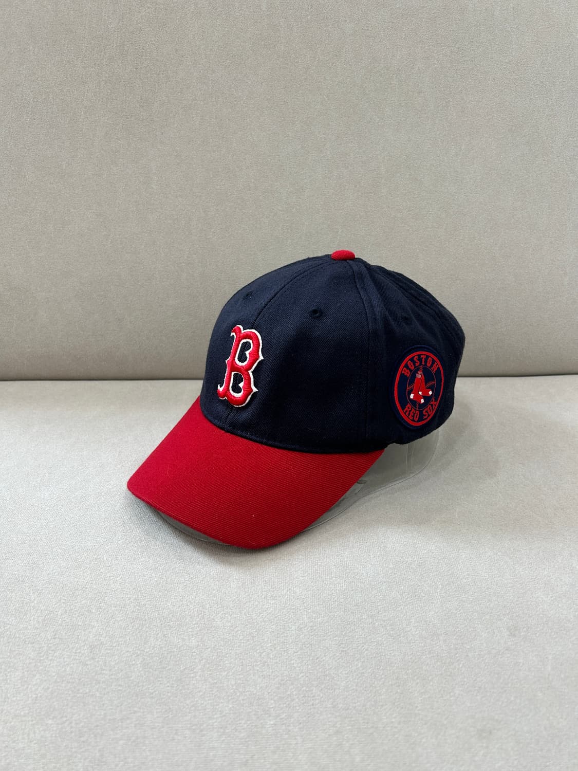 MLB 보스턴 레드삭스 볼캡 야구 모자 53cm 네이비레드 상품이미지1