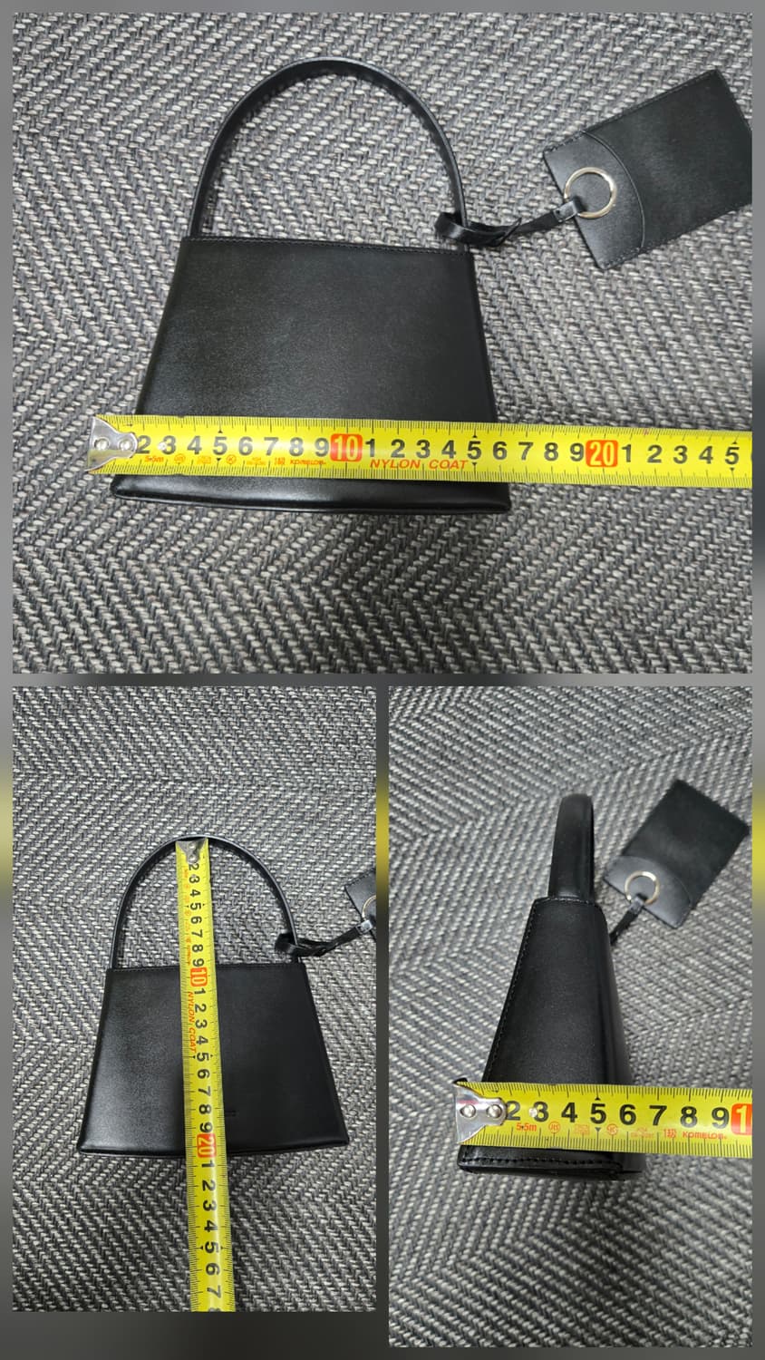 로우클래식 미니 커브백 블랙 토트백 상품이미지9