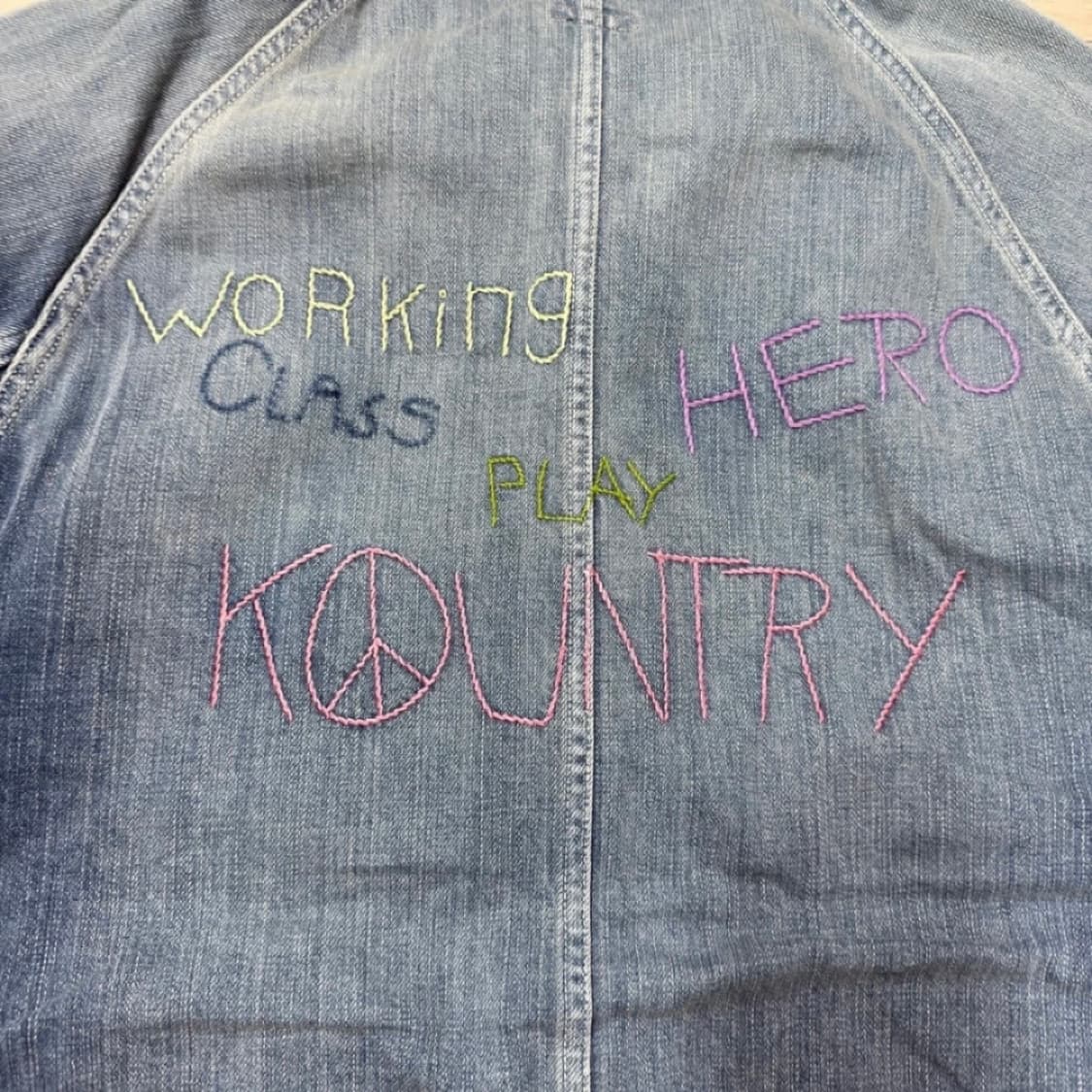 캐피탈 KAPITAL CACTUS 커버롤 스마일 패치 데님 자켓 상품이미지8