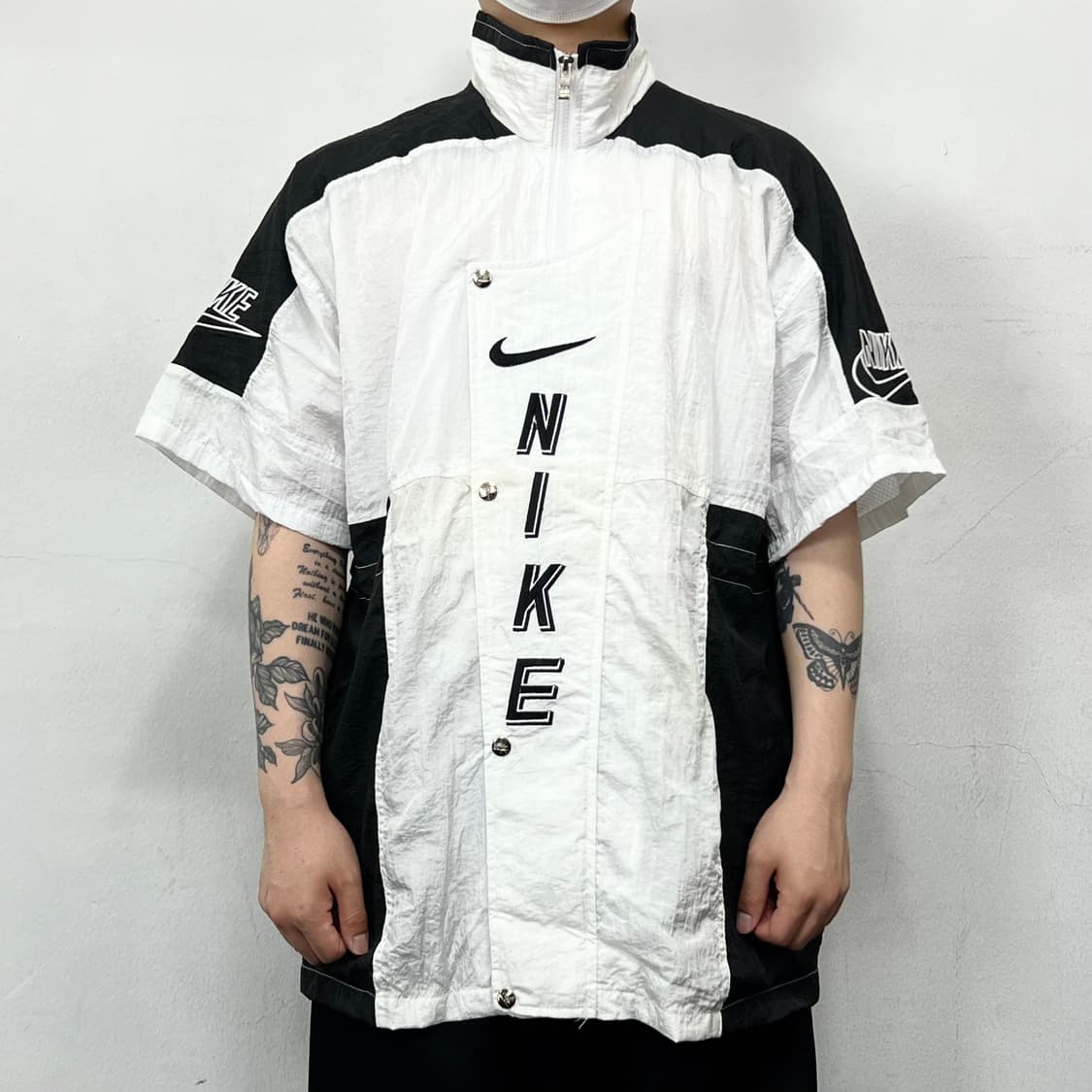 나이키 90s 올드스쿨 USA 데드스탁 멀티 반팔 바람막이 자켓 상품이미지3