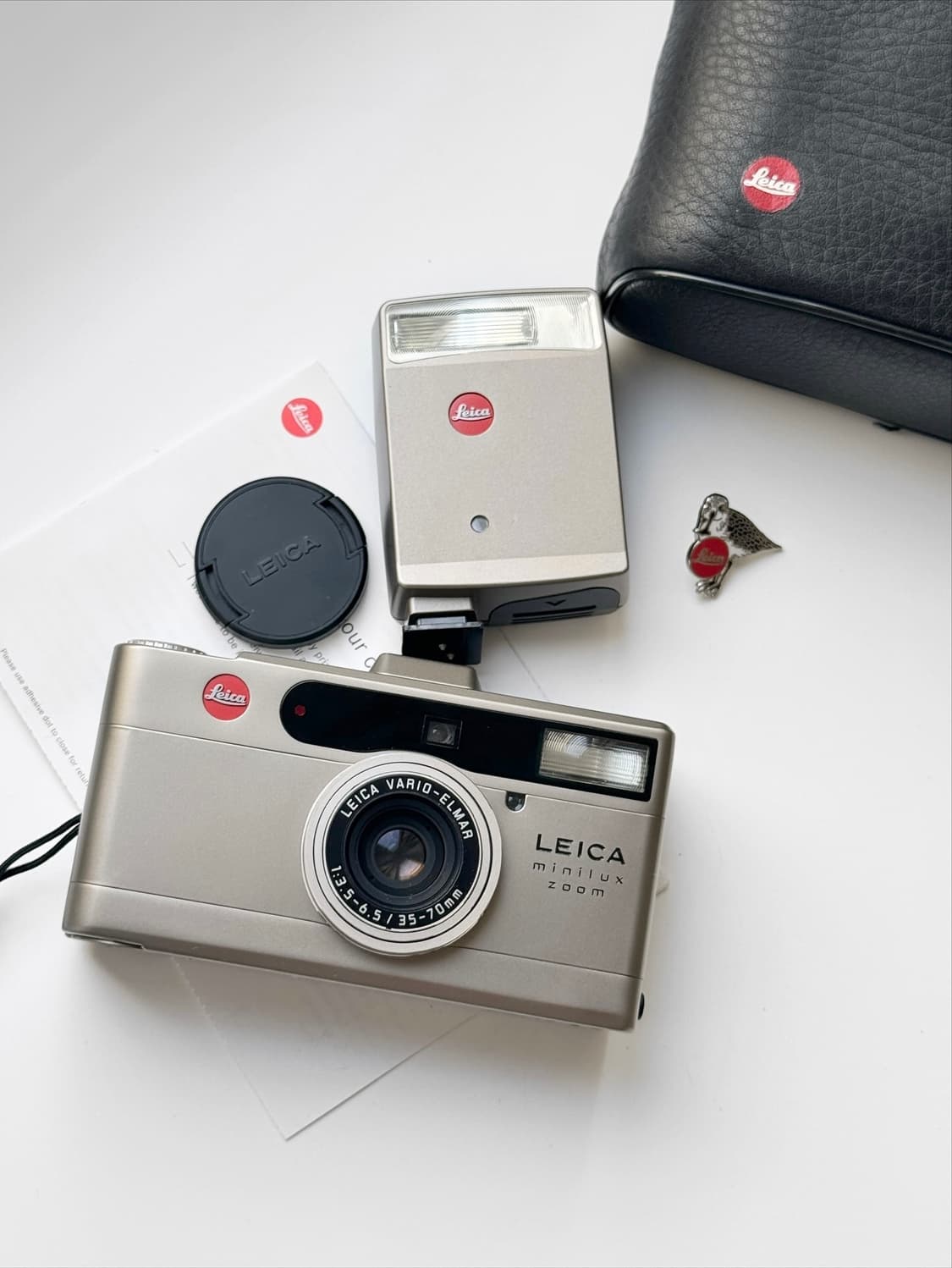 라이카 미니룩스 줌 + 플래쉬 최상급+ 라이카브롯찌 상품이미지1