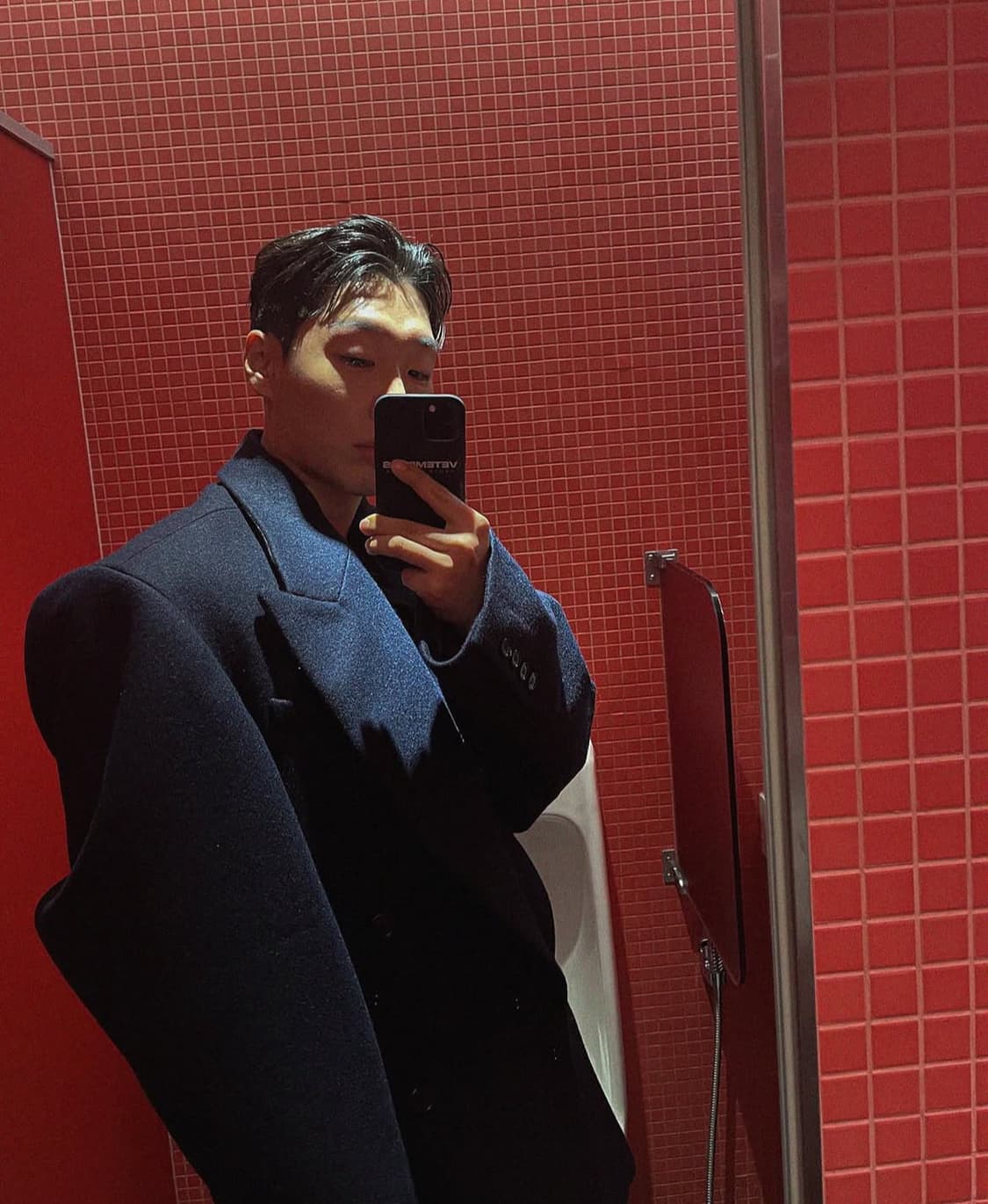 헤드메이너 네이비 코트 상품이미지1