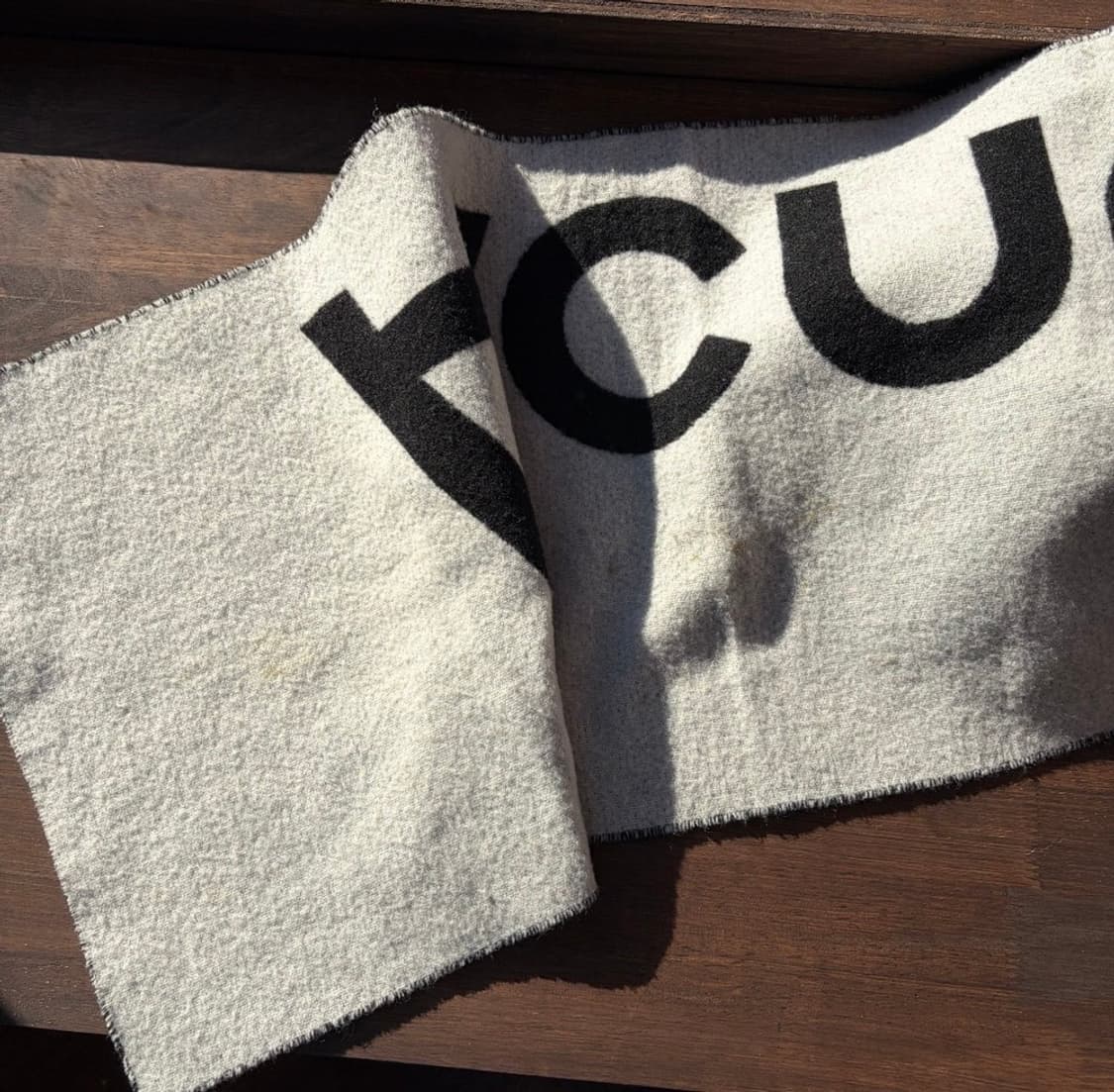 15494 - 아크네 스튜디오 로고 자카드 울 머플러 (울 74%) 상품이미지5