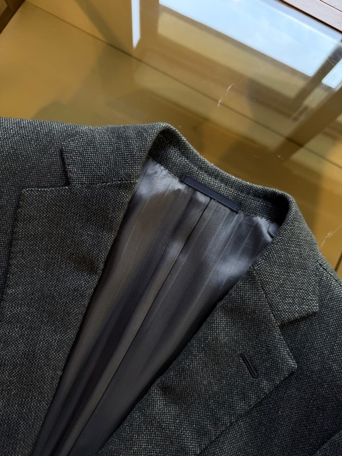 에르메네질도 제냐 울 실크 앙고라 테일러드 자켓 95 상품이미지7