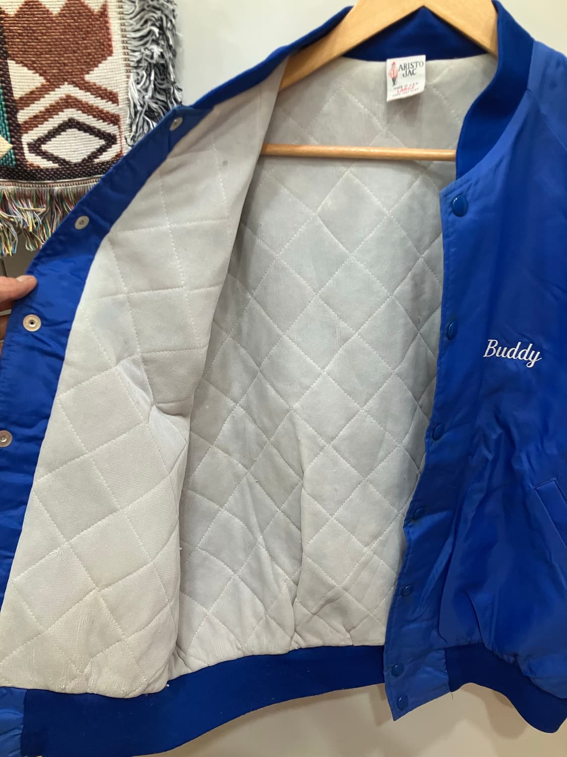 80s Aristo jac 아리스토잭 스포츠 자켓 상품이미지6