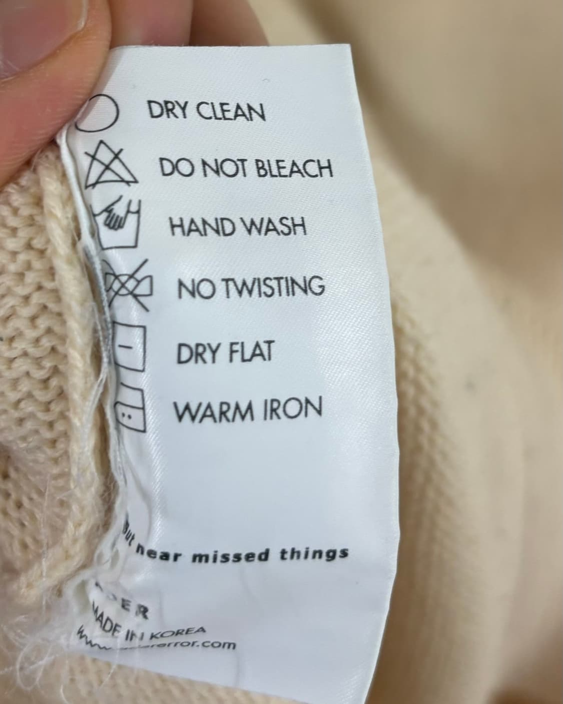 아더에러 x 메종 키츠네 블루 폭스 울 니트 상품이미지8