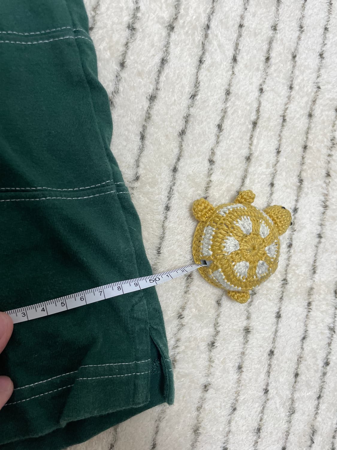 스투시 그린 스트라이프 후드 헨리넥 티셔츠 S사이즈 상품이미지8