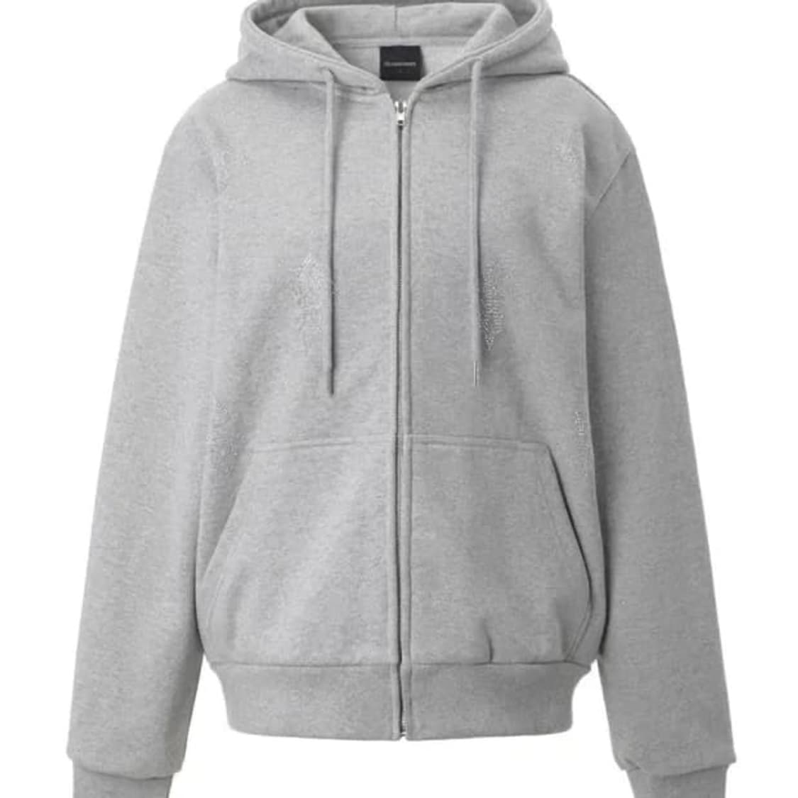 쓰리타임즈 쥬얼 후드집업 그레이 상품이미지1