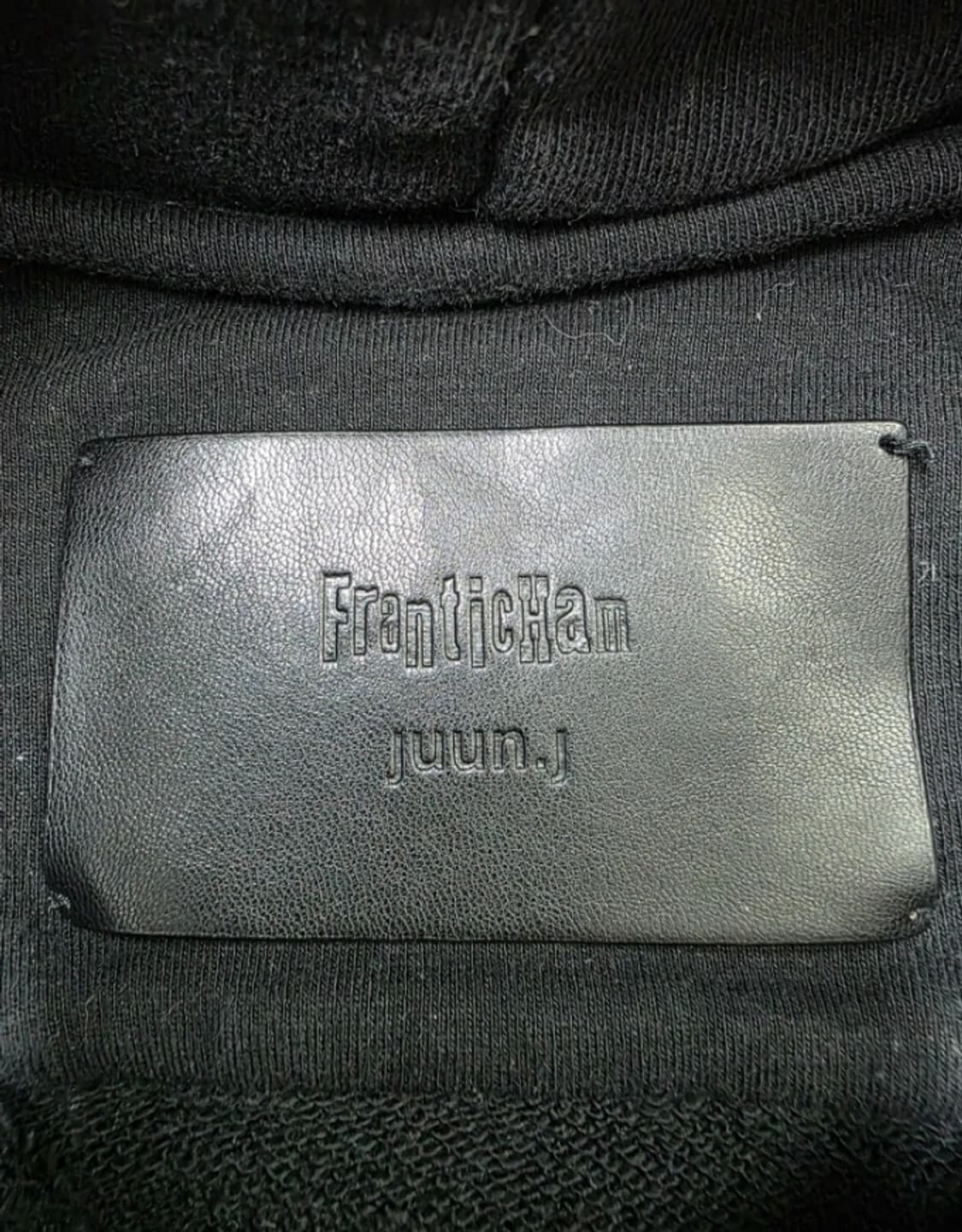 준지 블랙 프린팅 후드티 95 상품이미지10