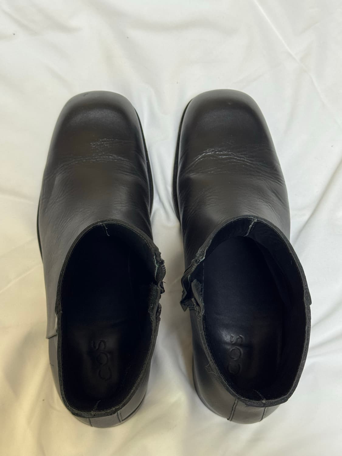 코스 zipped ankle boots 블랙 44 상품이미지5