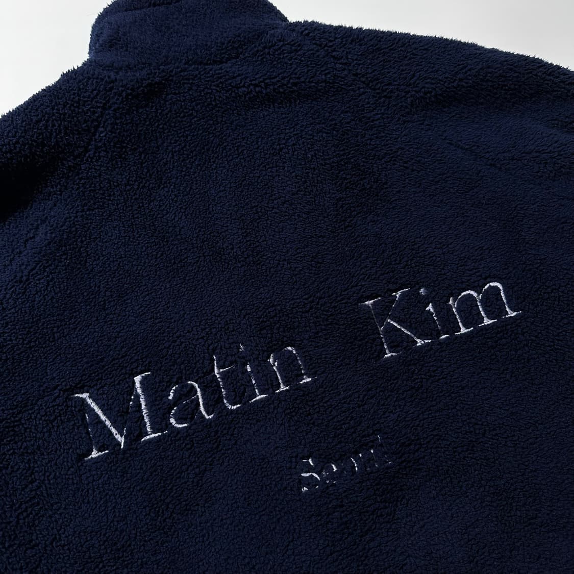 마뗑킴 백로고 후리스 자켓 상품이미지4