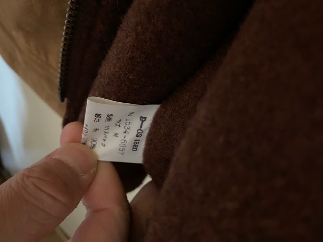 CHAPS •RALPH LAUREN 양가죽 울자켓 상품이미지4