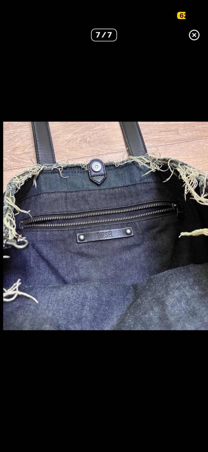 디젤 빈티지 진청 데님 토트백 상품이미지8