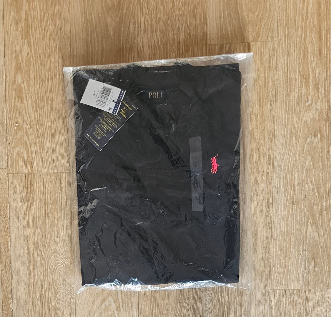 폴로랄프로렌 블랙긴팔이너목티셔츠 L새상품미개봉 상품이미지2