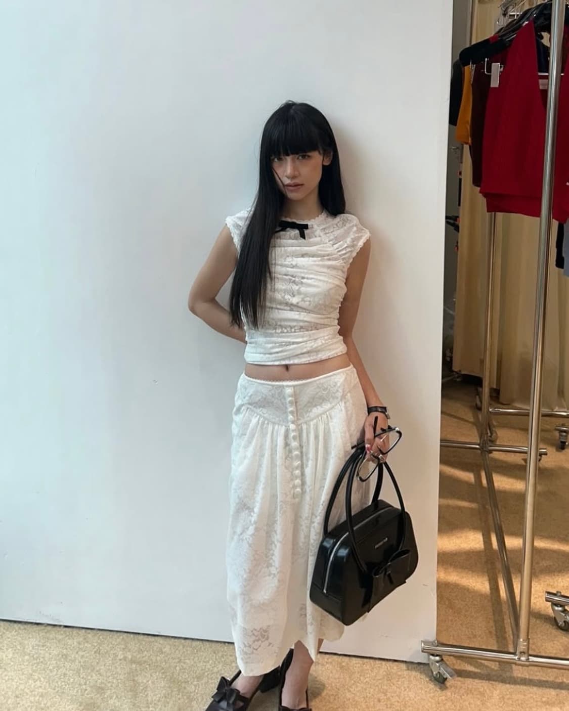 슈슈통 25fw 보우 레더 토트백/리본백 상품이미지2