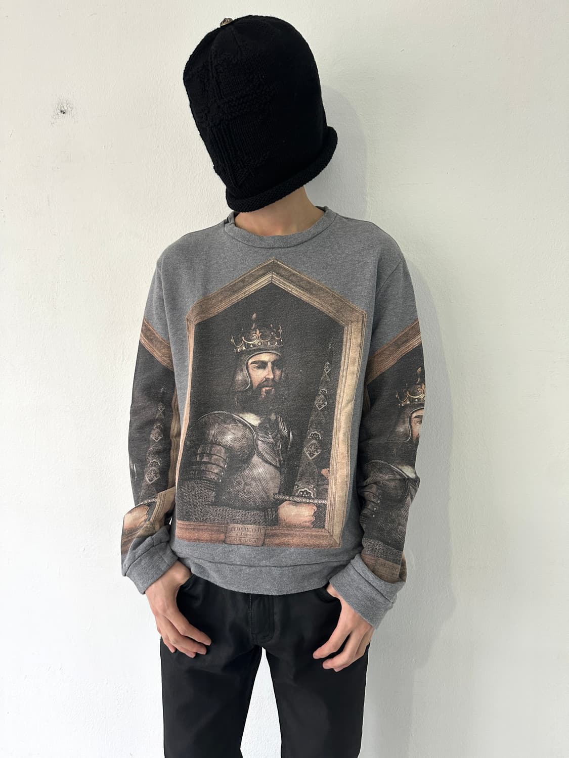 돌체앤가바나 2014FW 런웨이 크라운 나이트 맨투맨 상품이미지1