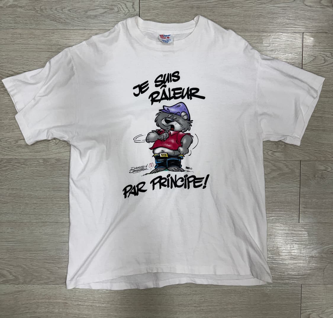 헤인즈 빈티지 캐릭터 반팔 티셔츠 상품이미지1