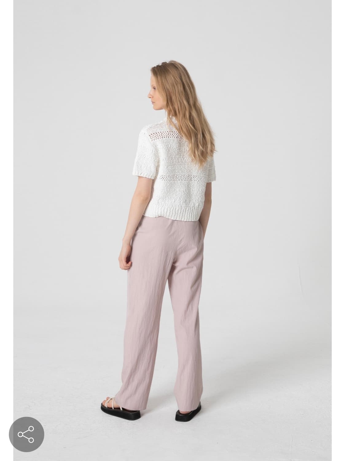 르바 더블핀턱 나일론 팬츠 상품이미지2