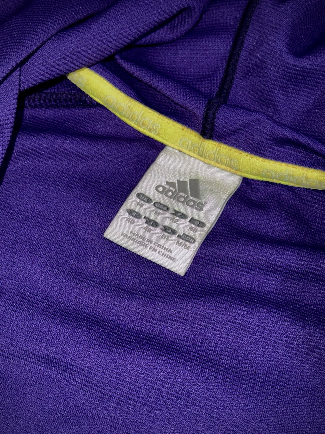 아디다스 퍼 투웨이 후드집업 퍼플 M 상품이미지7