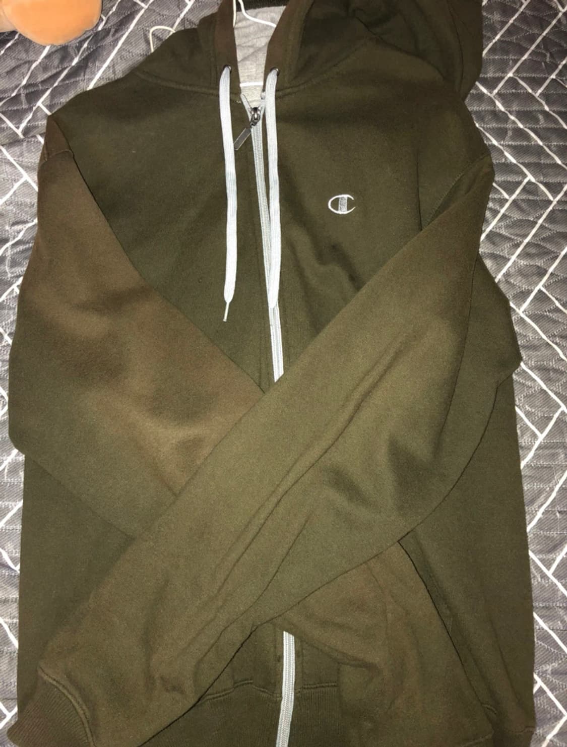 챔피온 후드집업 올리브색 상품이미지1