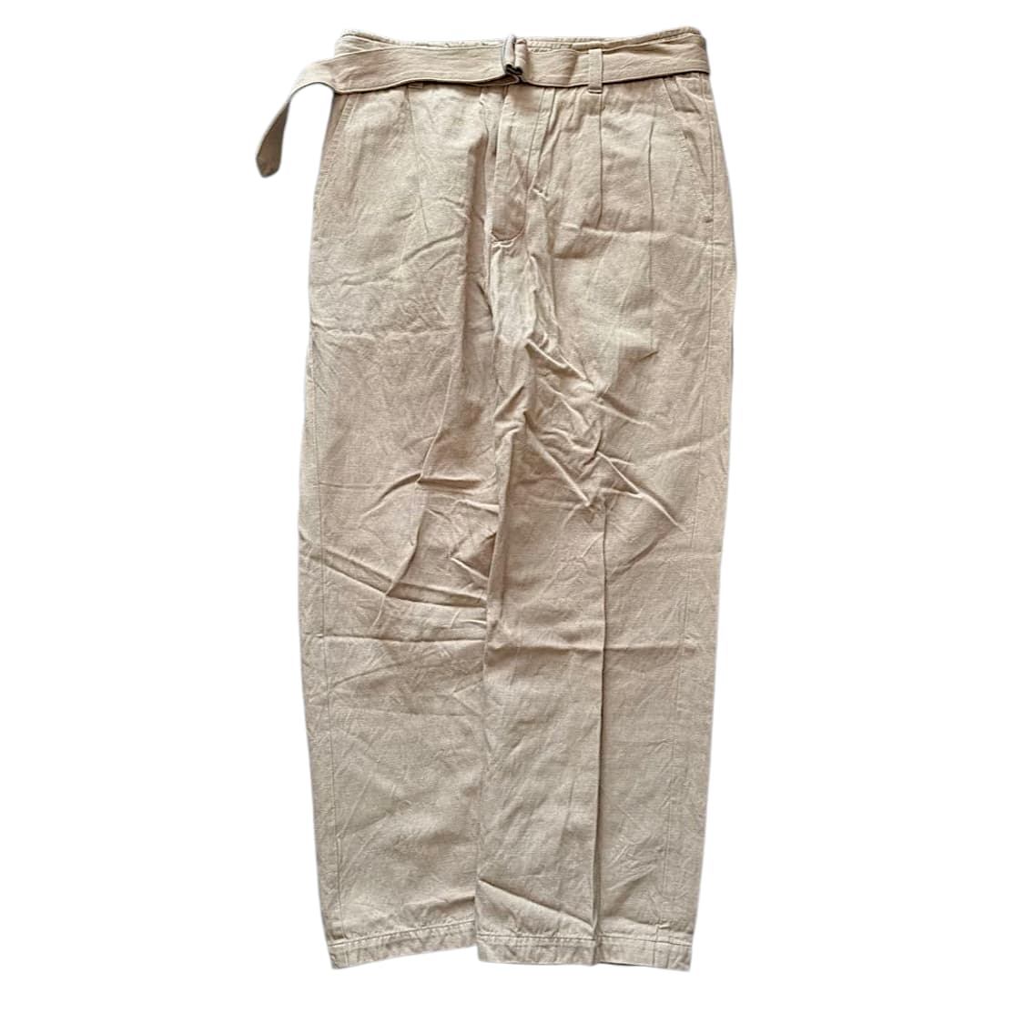 네스트로브컨팩트 도스킨 코튼린넨 벨티드 팬츠 상품이미지4