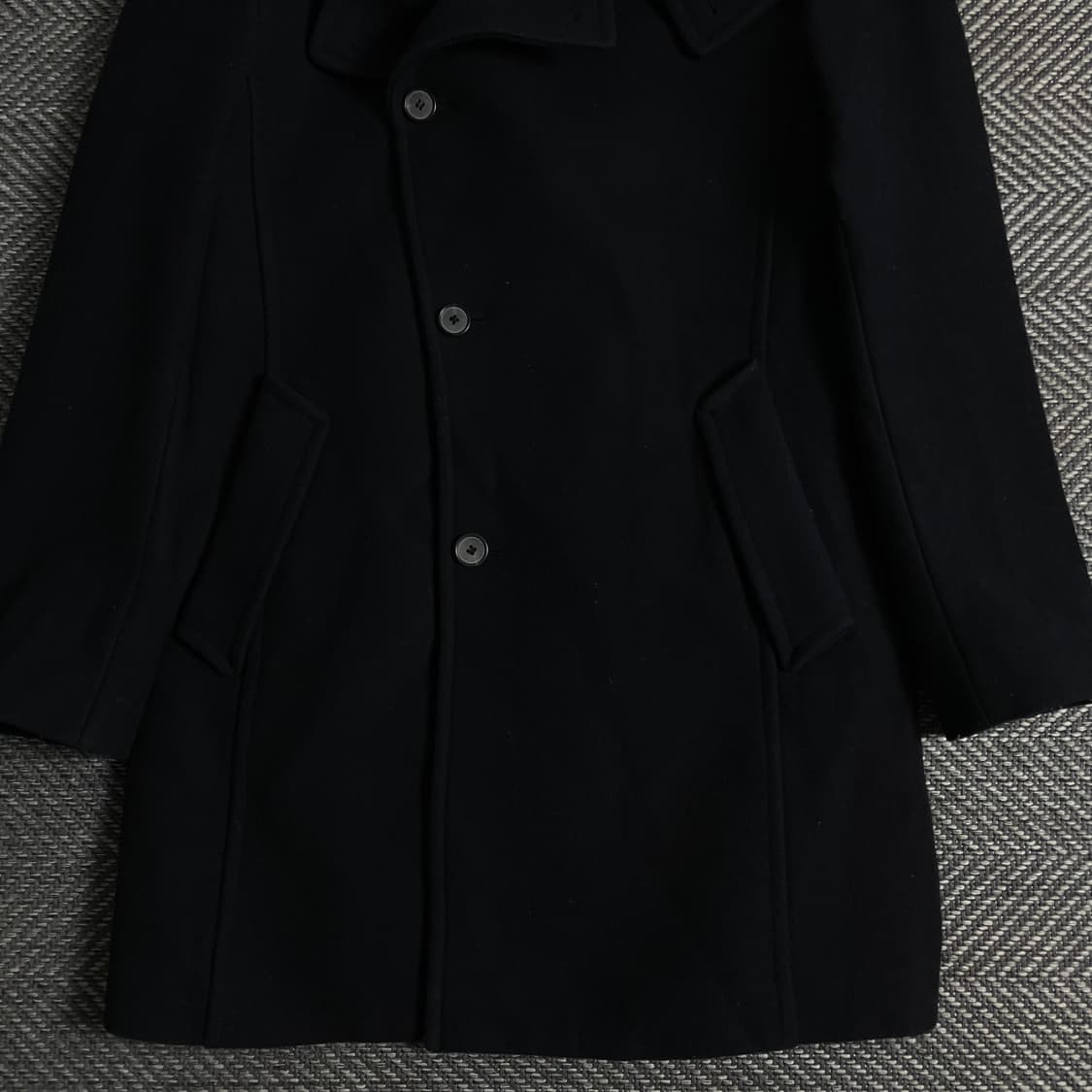 Andz 지오지아 모직 피코트 블랙y 3686 상품이미지3