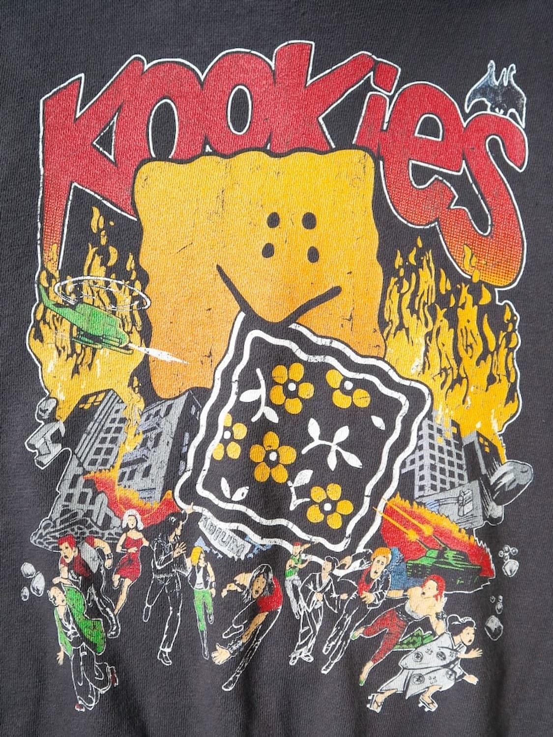 캐피탈 플리스 후드 스웨트셔츠 버스터 패키쉬 레인보우 Y Pt 잉크 블랙 상품이미지5