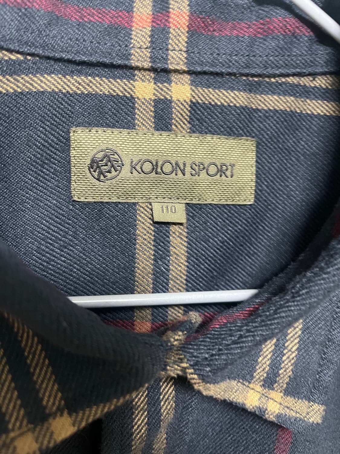 코오롱스포츠 체크 남방 110 상품이미지4