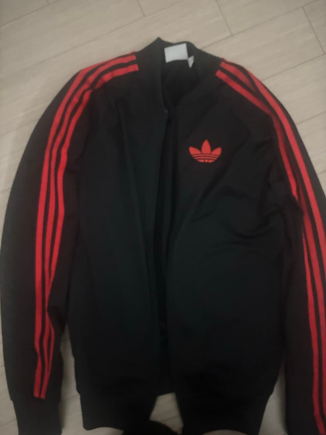 아디다스 슈퍼스타 DMC 트랙탑 져지 검빨 (gk0657) 상품이미지1