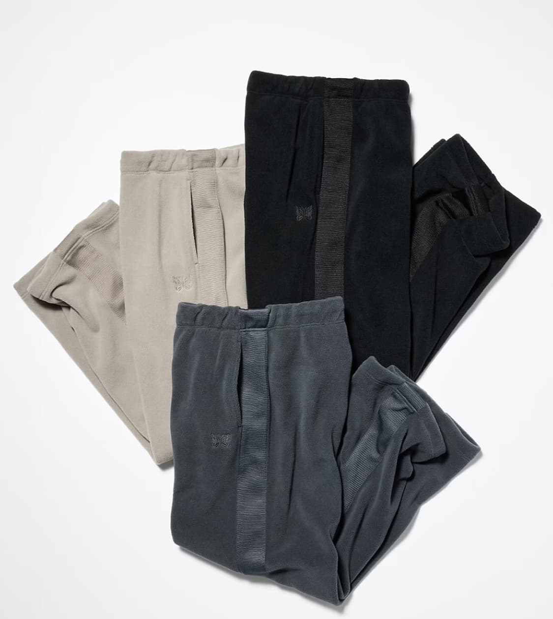 M 미개봉 새제품) 유니클로 X 니들스 후리스 와이드팬츠 블랙 상품이미지2