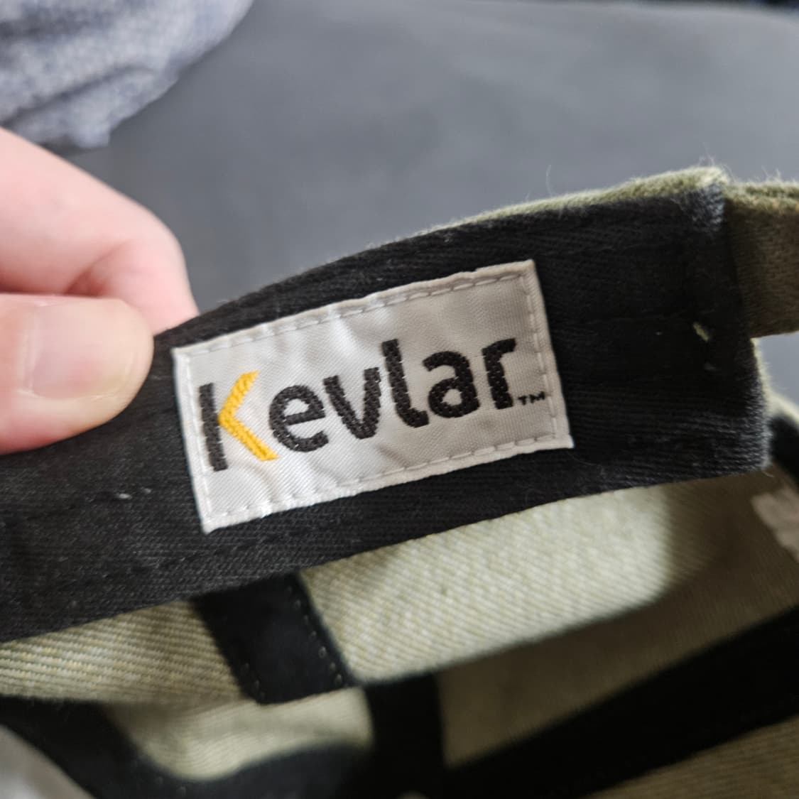 22ss 슈프림 케블라데님 s로고 6패널 캡 올리브 상품이미지3