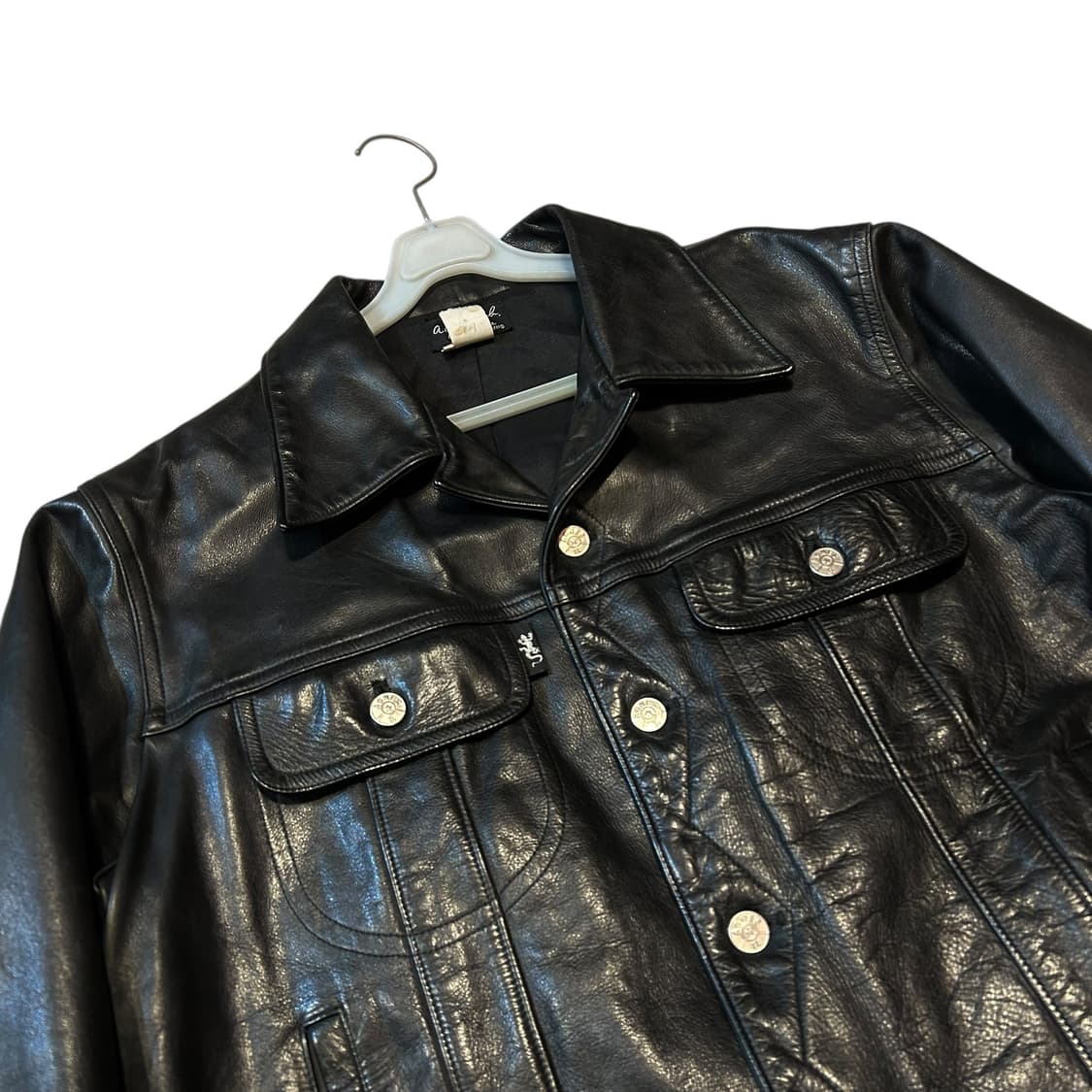 아네스베 레더 자켓 상품이미지3