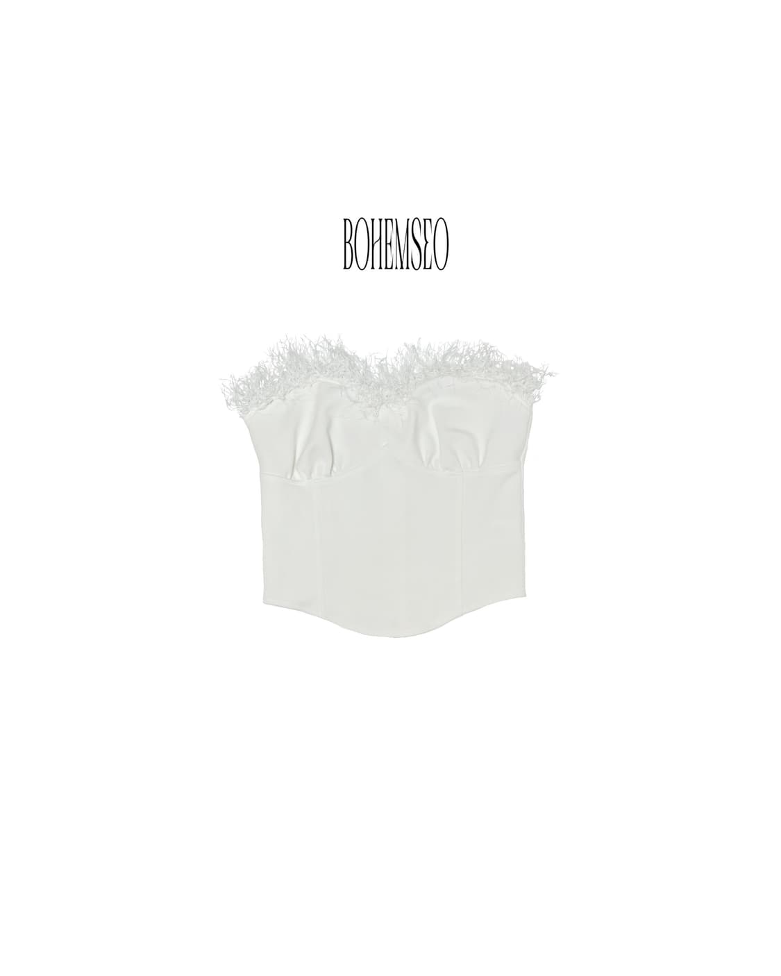 보헤미안서울 보헴서 코르셋 트리밍 탑  상품이미지2