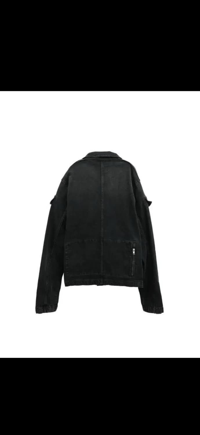 마리아노 MAGLIANO 워크셔츠자켓 블랙 XL 상품이미지3