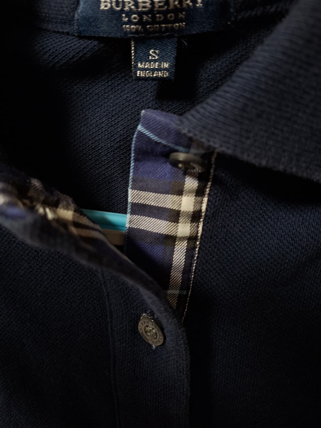 버버리 네이비 PK 카라티 S 상품이미지2