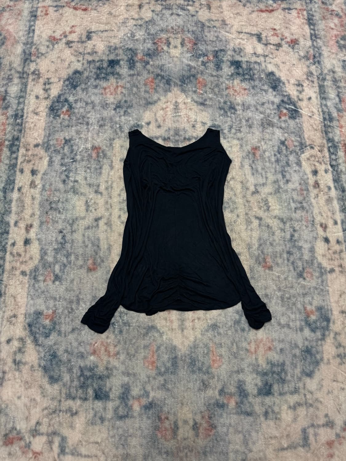 Dig deep off shoulder skull rayon cut se 상품이미지7