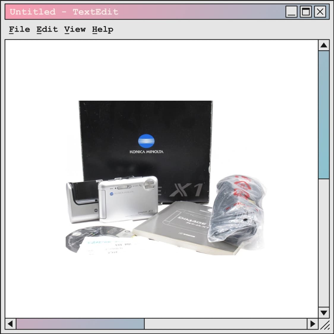 -ˋˏ완전풀박스!ˎˊ˗ ) Minolta Dimage X1 미놀타 디미지 상품이미지8