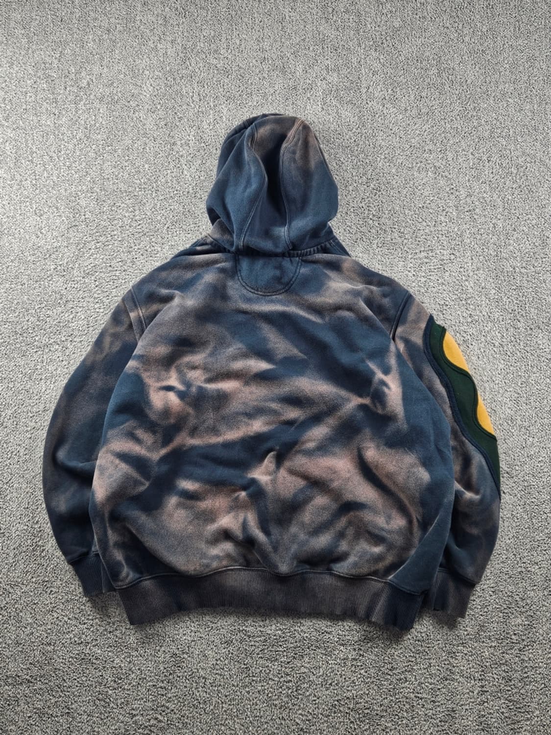 칼하트 아플리케 다잉워시드 커스텀 후드 티셔츠 ( 2XL )/ 10688 상품이미지5