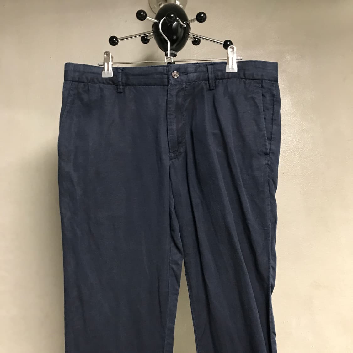 폴로 랄프로렌 QR 린넨 치노 팬츠 네이비 33/32 상품이미지2