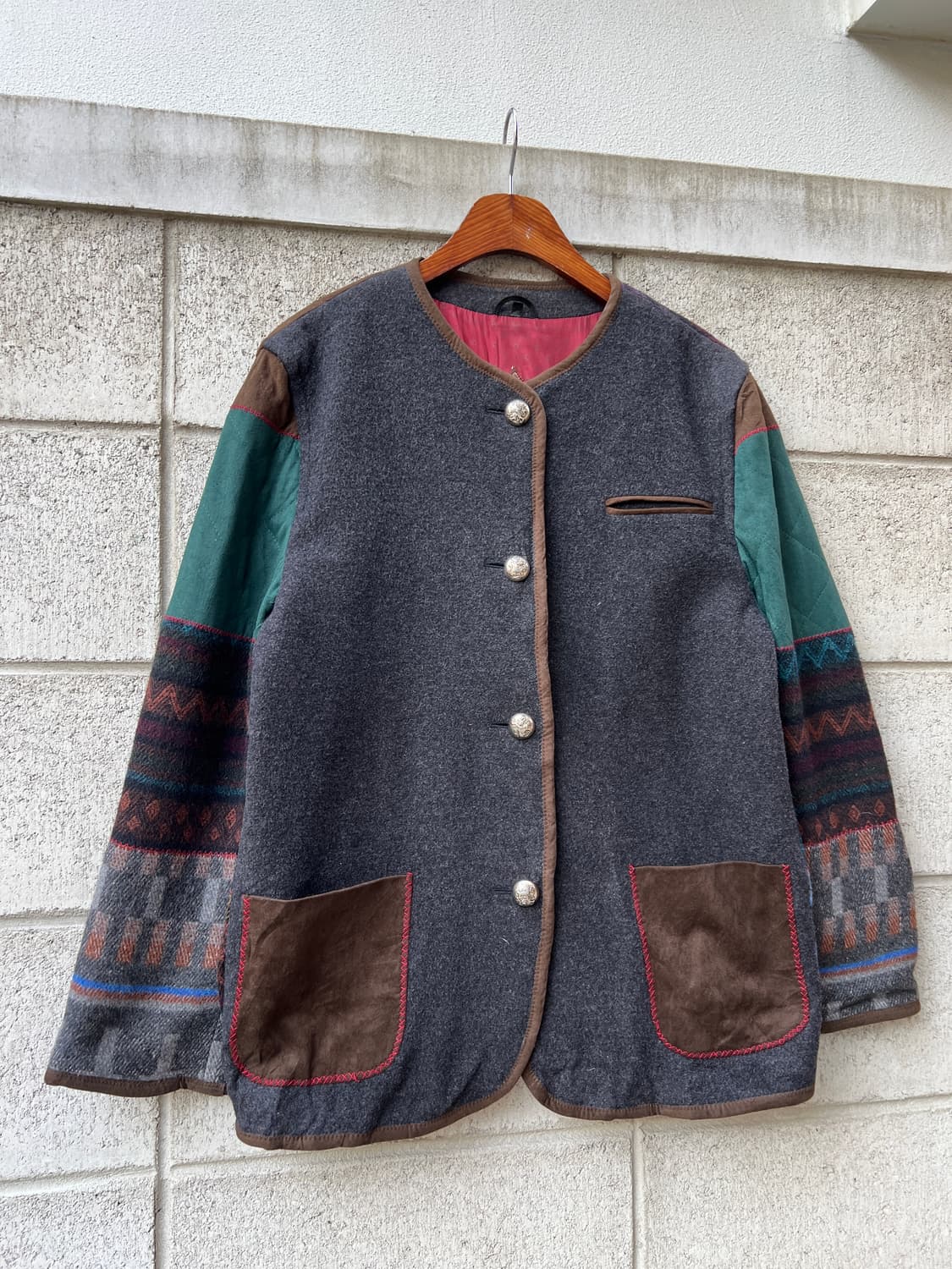 VINTAGE MANA NANETTI BOILED WOOL 보일드울자켓 상품이미지4