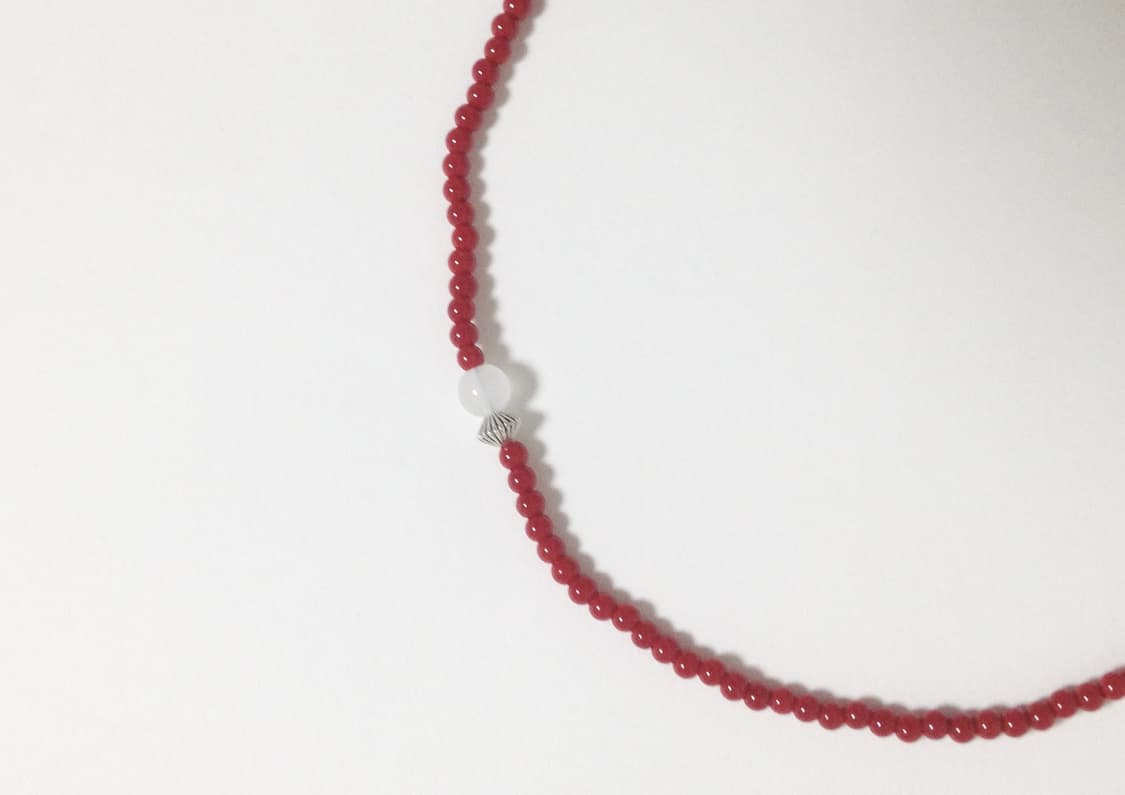 Red pin necklace acc 상품이미지2