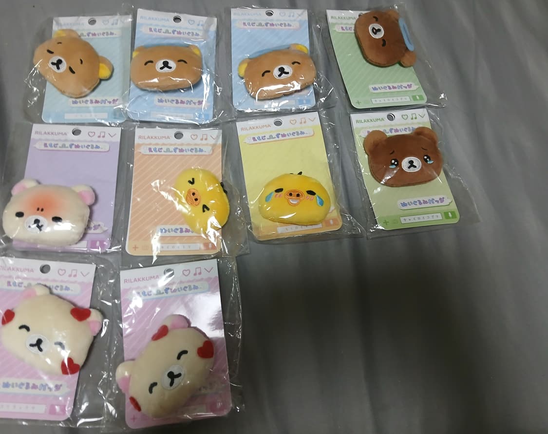 리락쿠마 이모지 뱃지 새상품 상품이미지1