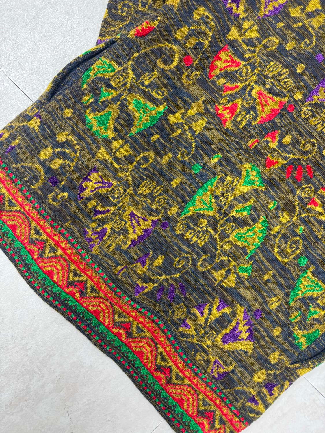 •Japanese Vintage 90’s에스닉 패턴 니트 가디건 상품이미지9