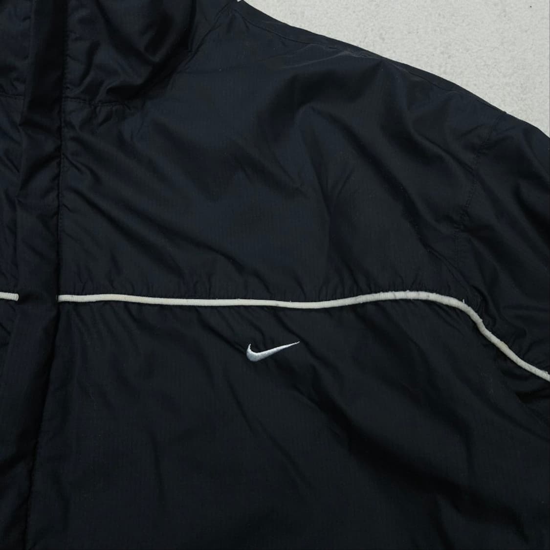00s 나이키 파이핑 바람막이 점퍼 XL 블랙 상품이미지5
