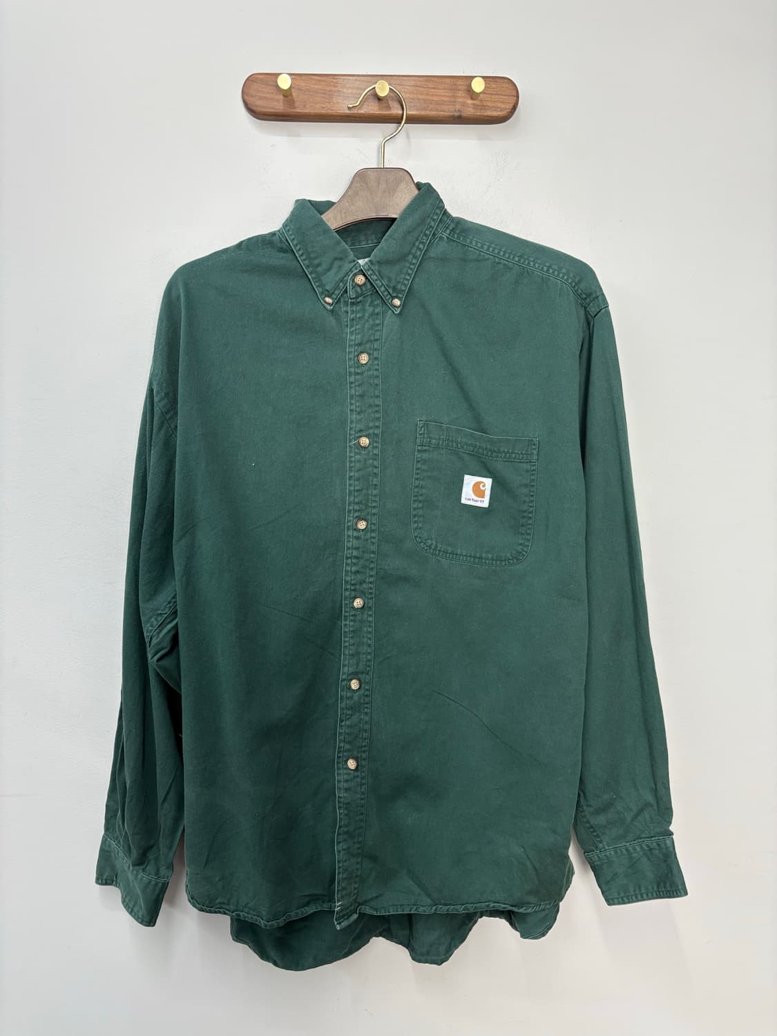 칼하트 그린워크셔츠 A3208 상품이미지2