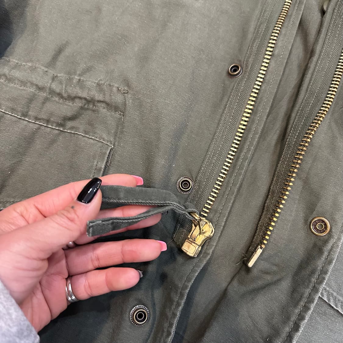 로스코 usa 밀리터리 M-65 필드 자켓L 상품이미지6