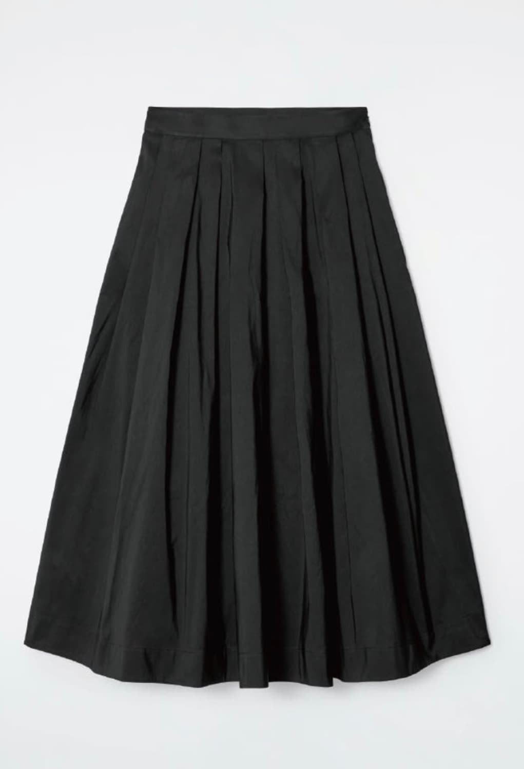 코스 플리티드 에이라인 미디 스커트 상품이미지2