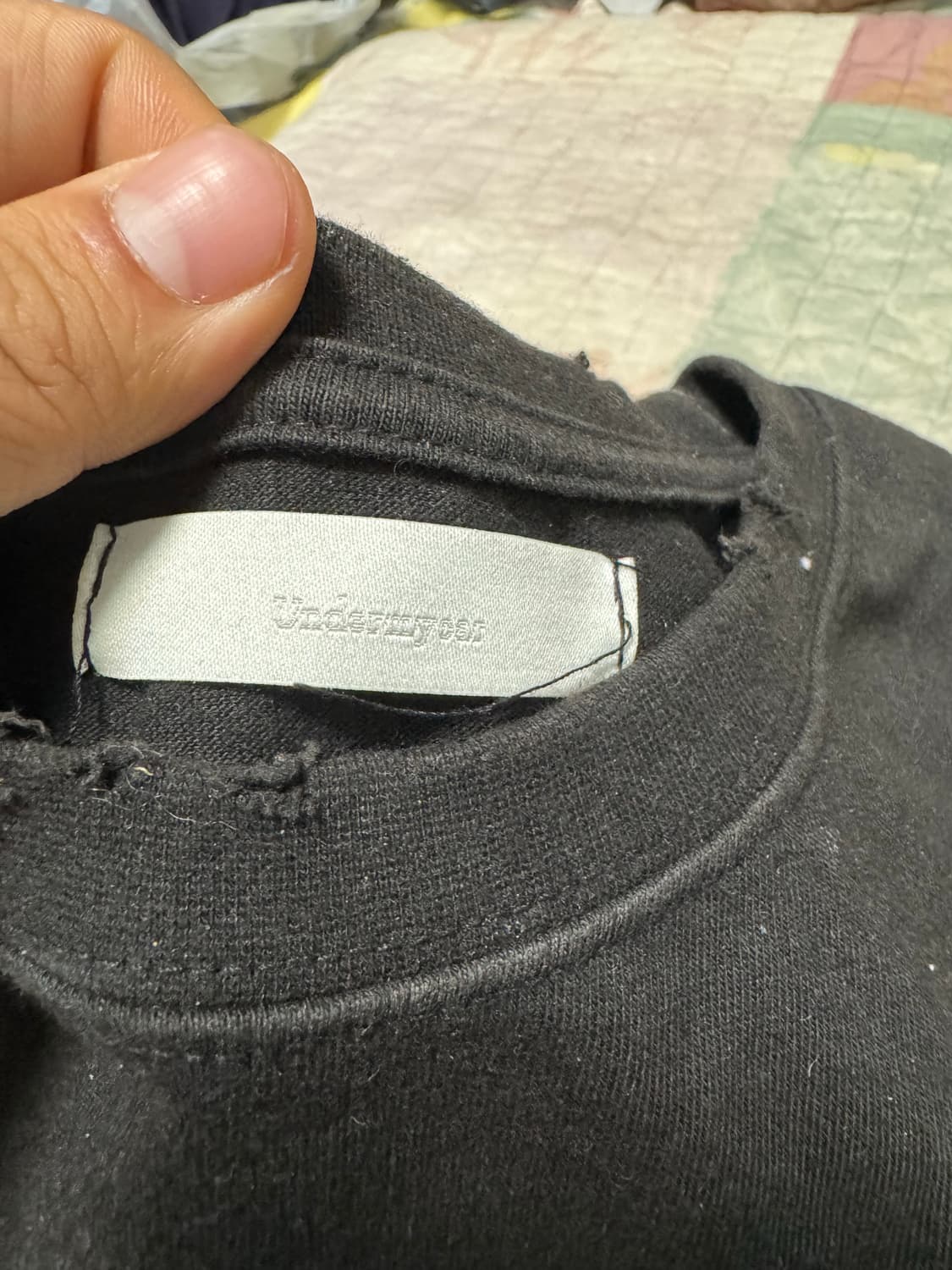 언더마이카 EN HUIT 블랙 그래픽 티셔츠 상품이미지4